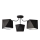 Kronleuchter ADAMANT 3xE27/15W/230V schwarz