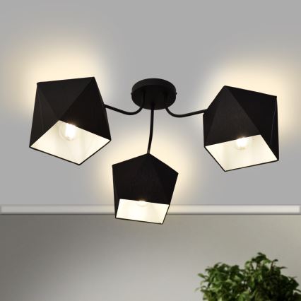 Kronleuchter ADAMANT 3xE27/15W/230V schwarz