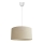Kronleuchter an einer Schnur ALBA 1xE27/15W/230V d. 40 cm beige