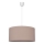 Kronleuchter an einer Schnur ALBA 1xE27/15W/230V d. 40 cm beige