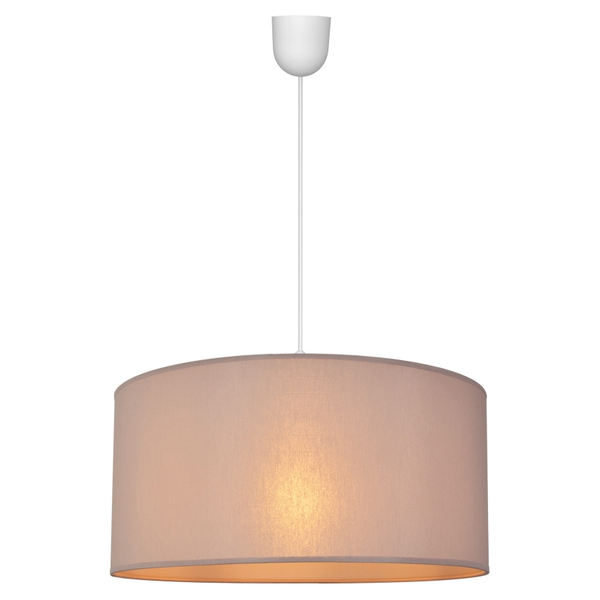 Kronleuchter an einer Schnur ALBA 1xE27/15W/230V d. 40 cm beige