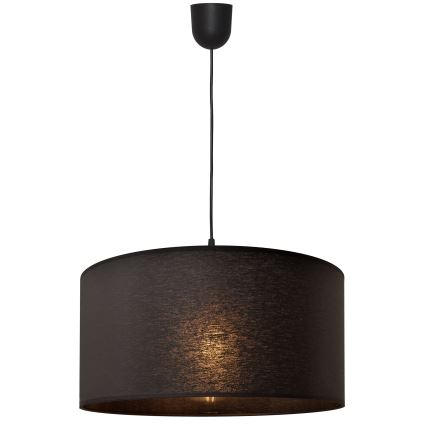 Kronleuchter an einer Schnur ALBA 1xE27/15W/230V d. 40 cm schwarz