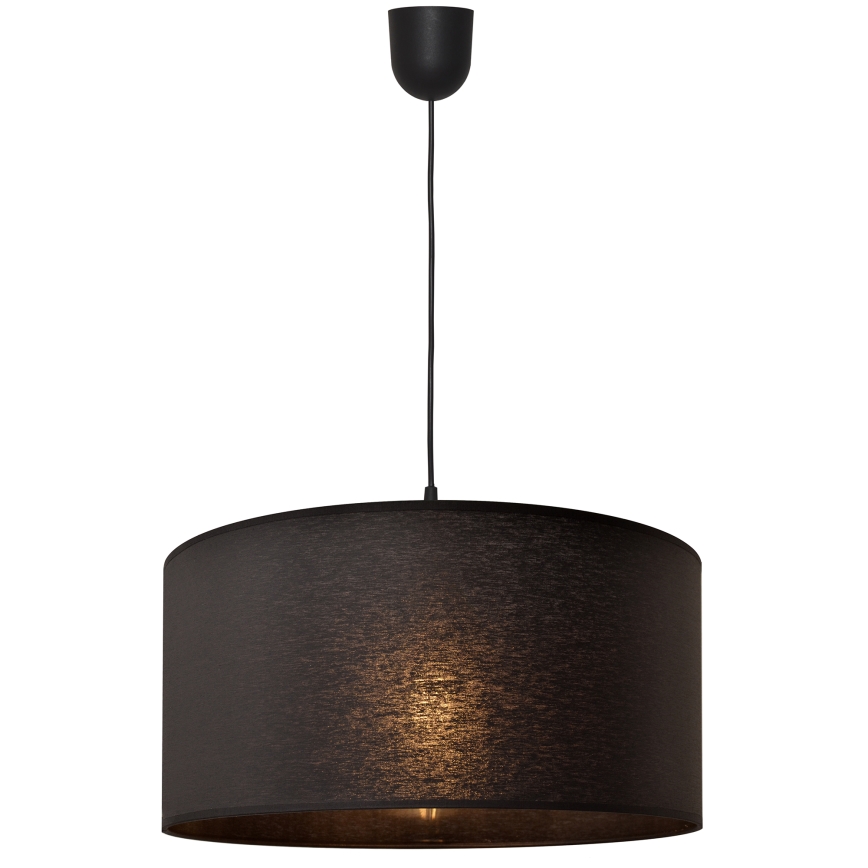 Kronleuchter an einer Schnur ALBA 1xE27/15W/230V d. 40 cm schwarz