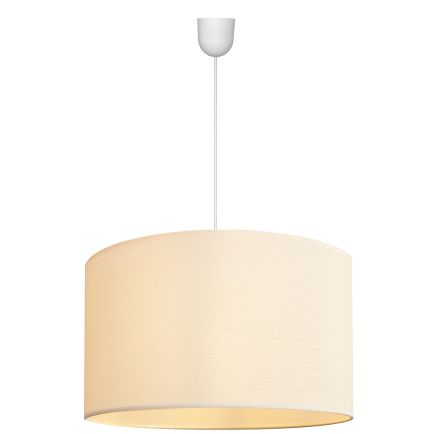 Kronleuchter an einer Schnur ALBA 1xE27/15W/230V d. 45 cm beige