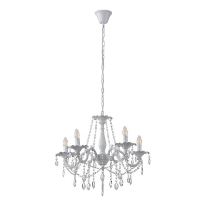 Kronleuchter an Kette 5xE14/15W/230V