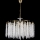 Kronleuchter an Kette 7xE14/60W/230V d 54 cm golden