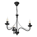 Kronleuchter an Kette ANTON 3xE14/15W/230V schwarz
