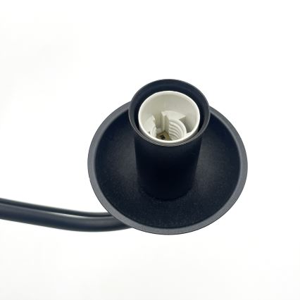 Kronleuchter an Kette ANTON 5xE14/15W/230V schwarz