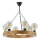 Kronleuchter an Kette IOS 6xE27/60W/230V d 50 cm Buche