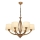 Kronleuchter an Kette LAHORE 6xE27/40W/230V bronzefarben