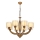 Kronleuchter an Kette LAHORE 8xE27/40W/230V Bronze