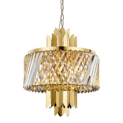 Kronleuchter an Kette MARGOT 6xE14/40W/230V d 43 cm golden
