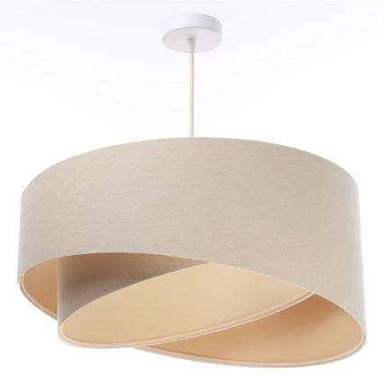 Kronleuchter an Schnur GALAXY 1xE27/60W/230V beige