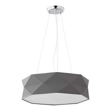 Kronleuchter an Schnur KANTOOR 1xE27/15W/230V grau
