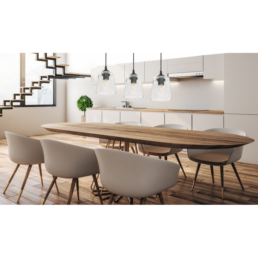 Kronleuchter an Schnur LUCEA 3xE27/15W/230V