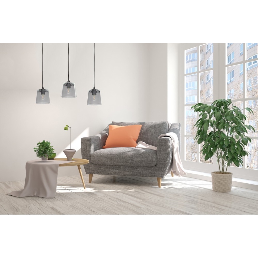 Kronleuchter an Schnur LUCEA 3xE27/15W/230V