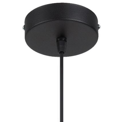 Kronleuchter an Schnur WILL 1xE27/60W/230V schwarz
