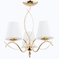 Kronleuchter an Stange MONZA 3xE14/10W/230V golden