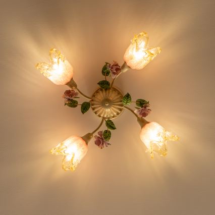 Kronleuchter FIORINTINO 4xE14/40W/230V