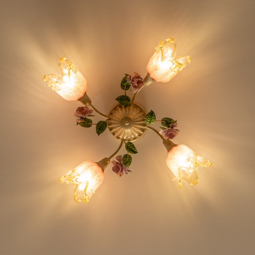 Kronleuchter FIORINTINO 4xE14/40W/230V