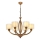 Kronleuchter LAHORE mit Kette 6xE27/40W/230V bronzefarben