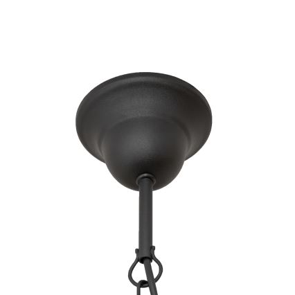 Kronleuchter MALBO an Kette 8xE14/10W/230V schwarz