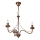 Kronleuchter mit Kette ANTON 3xE14/15W/230V Bronze