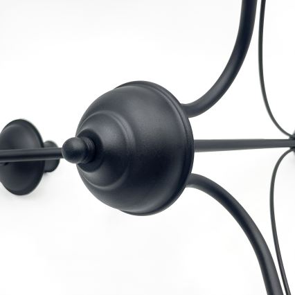 Kronleuchter mit Kette ANTON 3xE14/15W/230V schwarz
