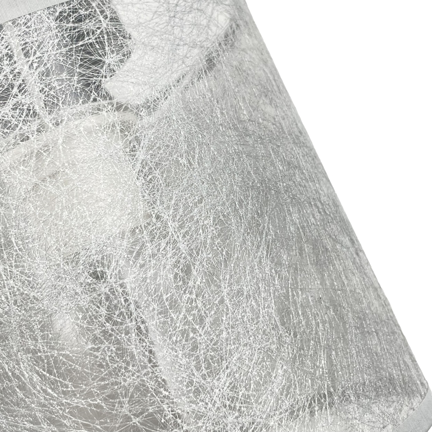 Kronleuchter mit Kette ROSA 5xE27/60W/230V schwarz/grau