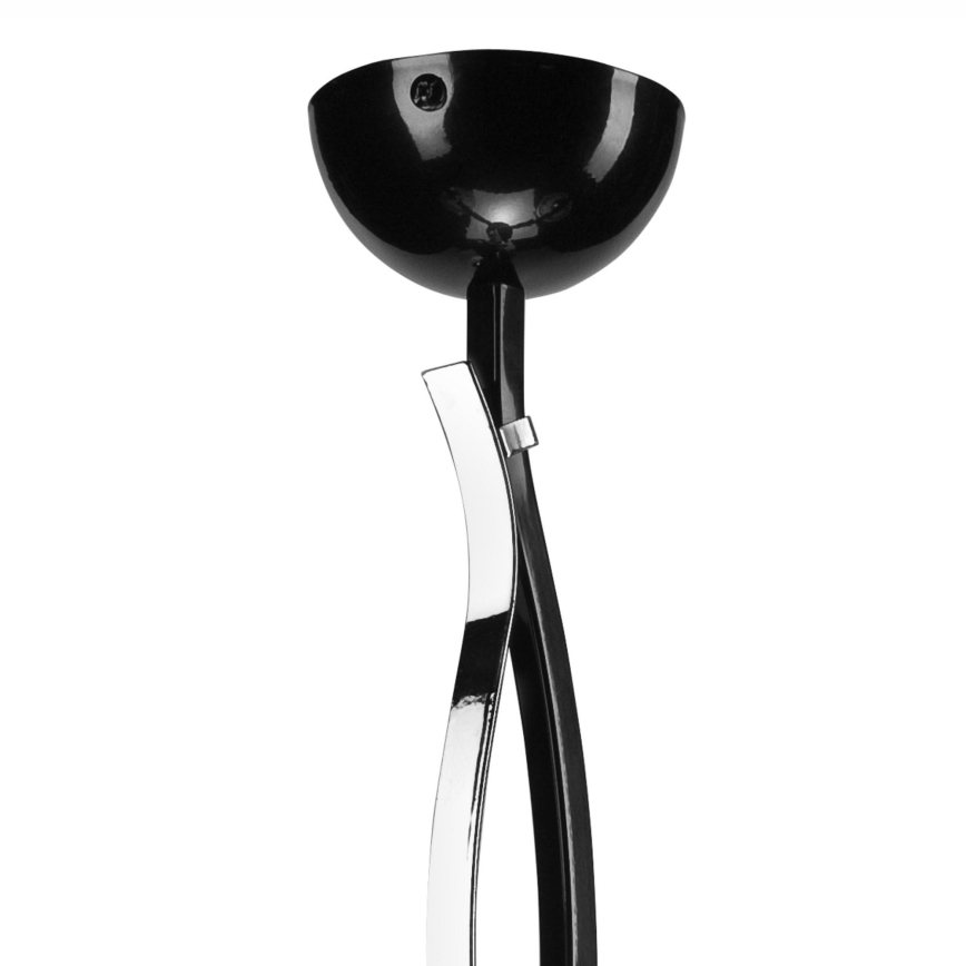 Kronleuchter on a pole PAULA 5xE27/60W/230V schwarz