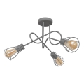 Kronleuchter OXFORD 3xE27/15W/230V grau