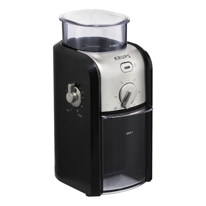 Krups - Elektrische Kaffeemühle 110W/230V Edelstahl/schwarz