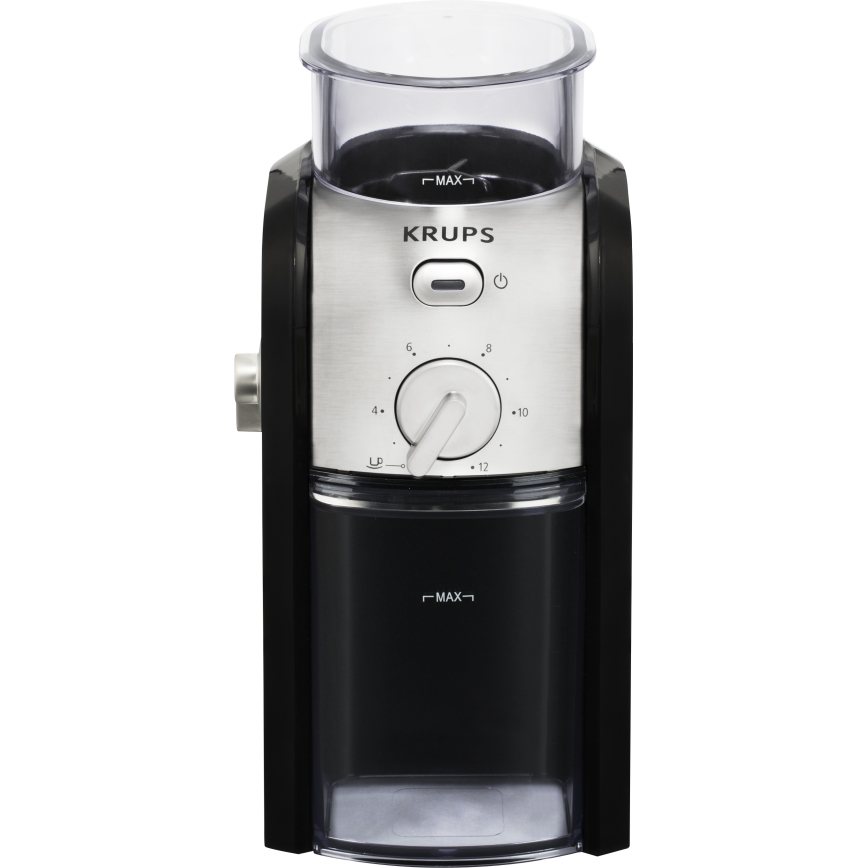 Krups - Elektrische Kaffeemühle 110W/230V Edelstahl/schwarz