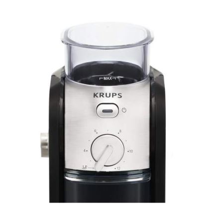 Krups - Elektrische Kaffeemühle 110W/230V Edelstahl/schwarz