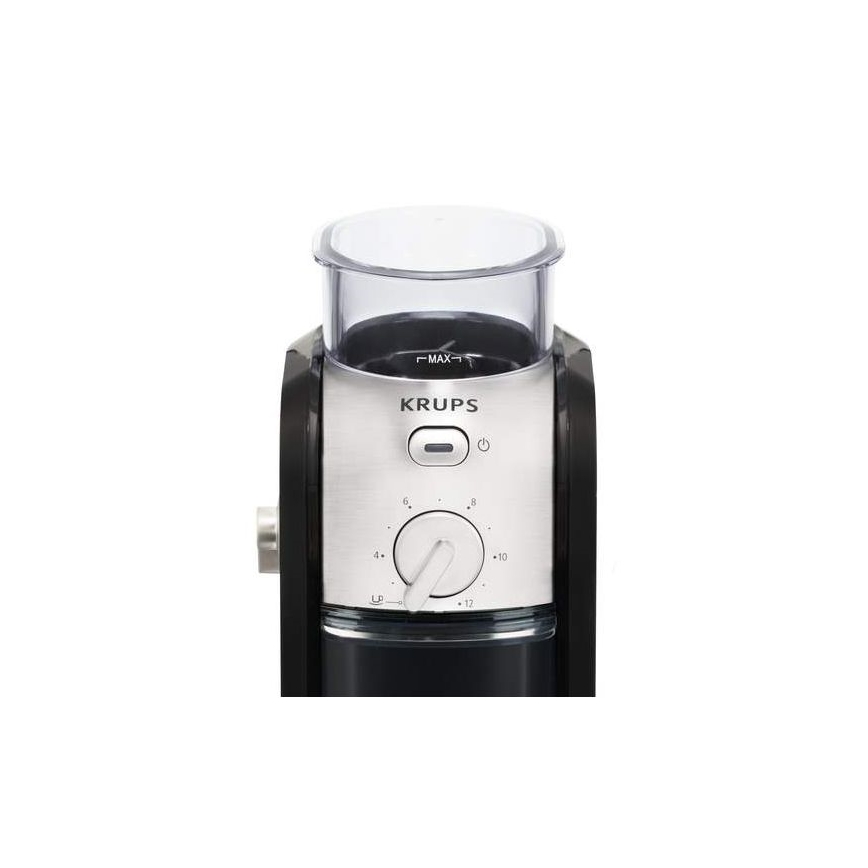 Krups - Elektrische Kaffeemühle 110W/230V Edelstahl/schwarz