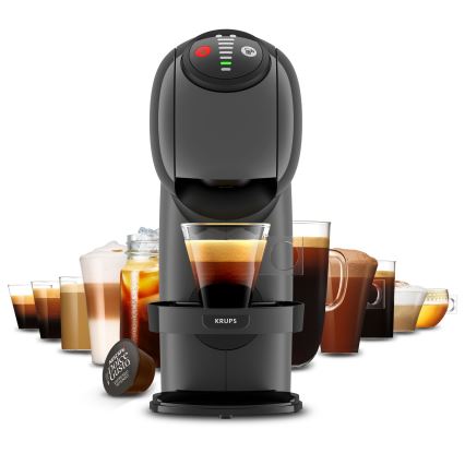 Krups - Macchina da caffè a capsule NESCAFÉ DOLCE GUSTO GENIO S 1500W antracite