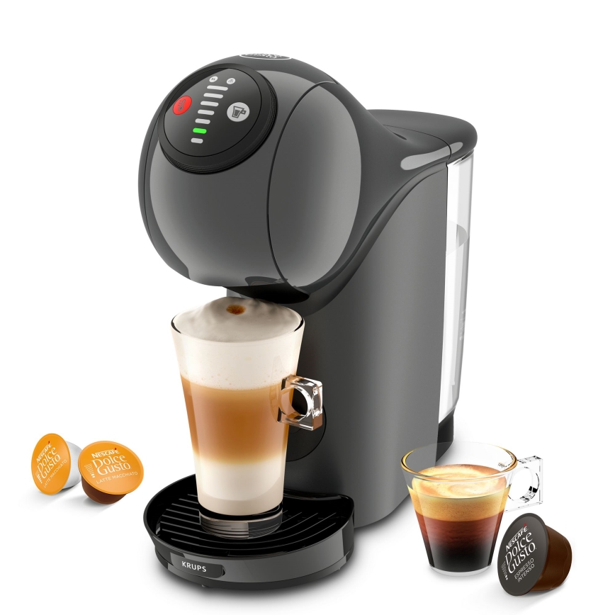 Krups - Macchina da caffè a capsule NESCAFÉ DOLCE GUSTO GENIO S 1500W antracite
