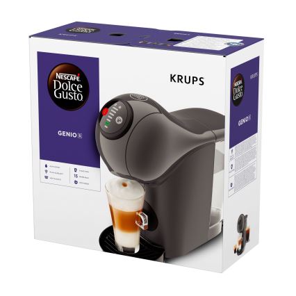 Krups - Macchina da caffè a capsule NESCAFÉ DOLCE GUSTO GENIO S 1500W antracite