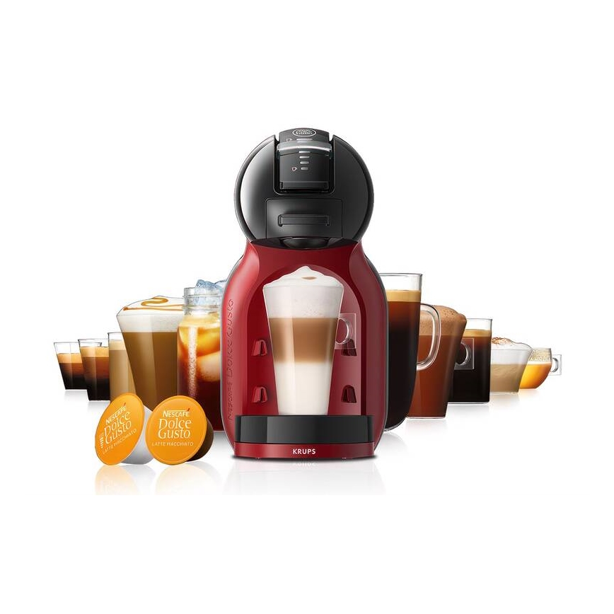 Krups - Macchina da caffè a capsule NESCAFÉ DOLCE GUSTO MINI ME 1500W/230V rosso/nero