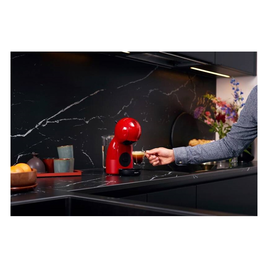 Krups - Macchina da caffè a capsule NESCAFÉ DOLCE GUSTO PICCOLO XS 1600W rosso