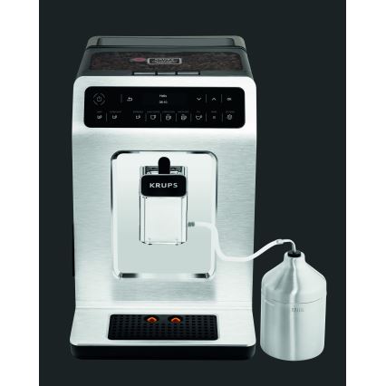 Krups - Macchina da caffè automatica con contenitore per il latte EVIDENCE 1450W/230V bianco