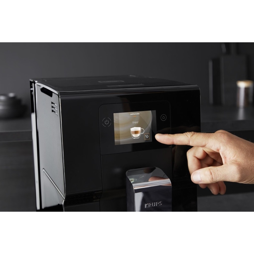 Krups - Macchina da caffè automatica con contenitore per il latte INTUITION PREFERENCE 1450W/230V nero