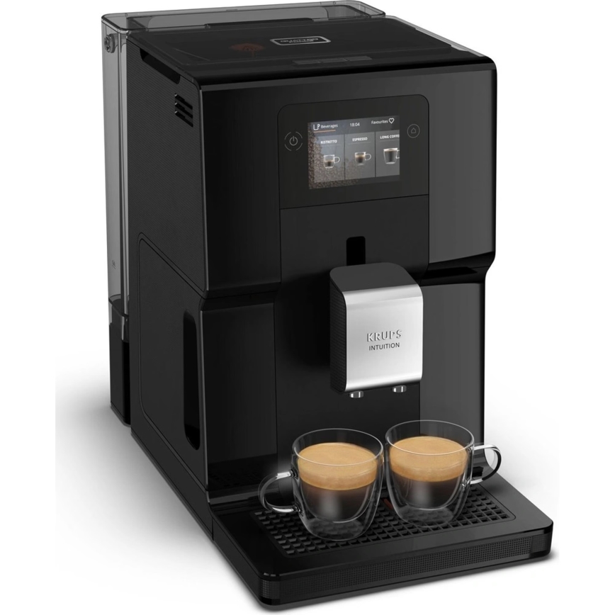 Krups - Macchina da caffè automatica con contenitore per il latte INTUITION PREFERENCE 1450W/230V nero