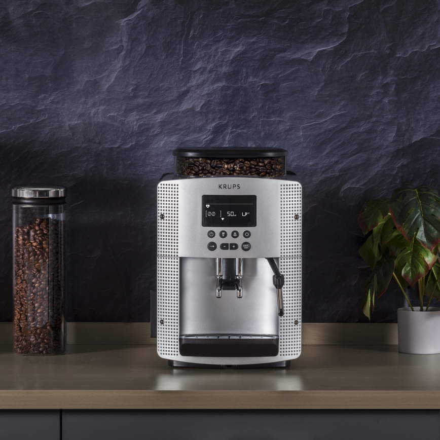 Krups - Macchina da caffè automatica ESSENTIAL 1450W/230V argento