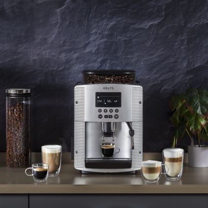 Krups - Machine à café automatique ESSENTIAL 1450W/230V argent