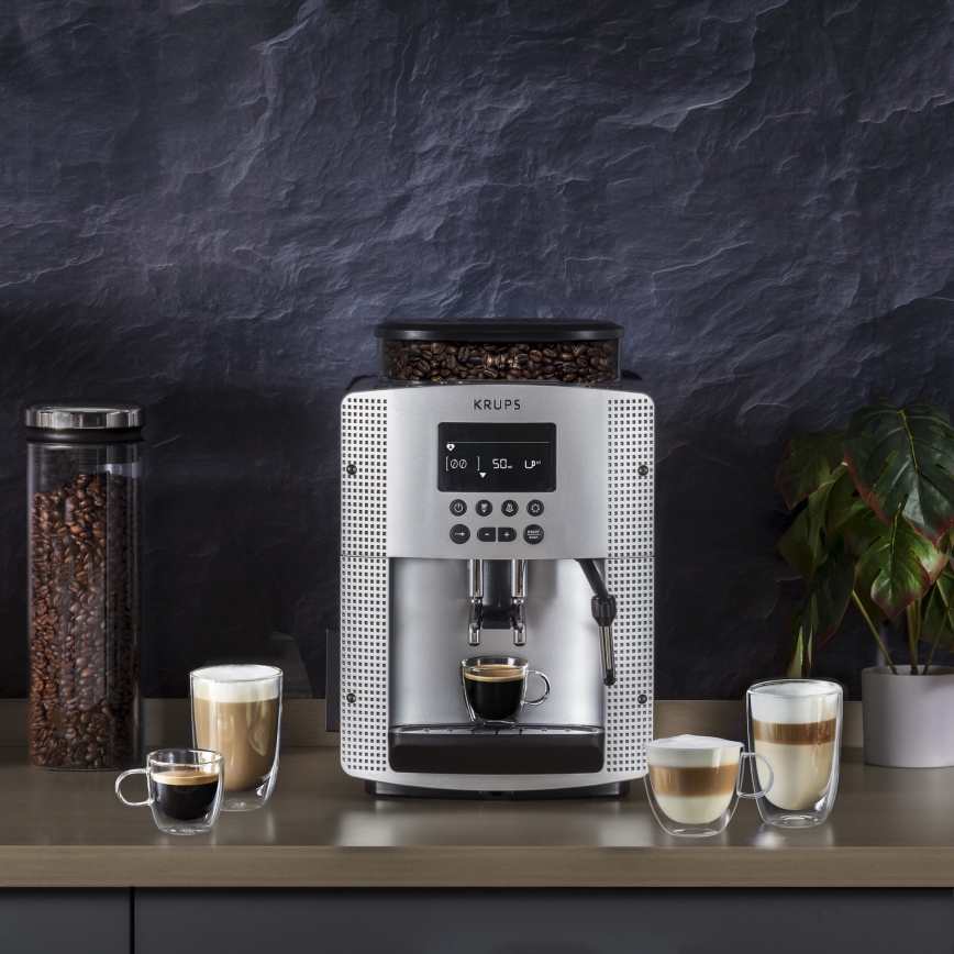 Krups - Machine à café automatique ESSENTIAL 1450W/230V argent