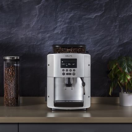 Krups - Machine à café automatique ESSENTIAL 1450W/230V argent