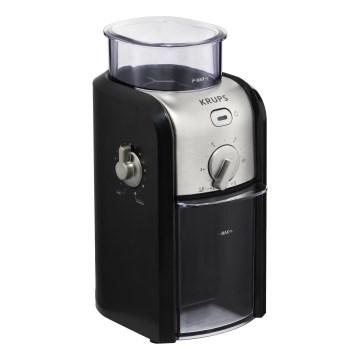 Krups - Macinacaffè elettrico in grani 110W/230V acciaio inossidabile/nero