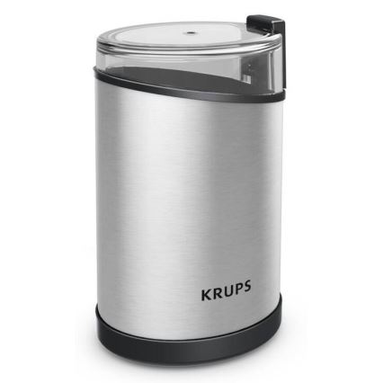 Krups - Macinacaffè elettrico in grani 85g FAST-TOUCH 200W/230V cromo opaco