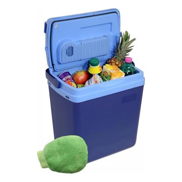 Kühlbox mit Display, 48 W, 230/12 V, 25 l, blau